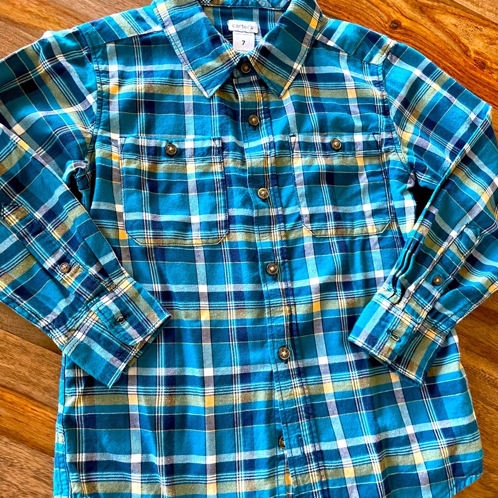 Carters Boys Dress Shirt Size 7